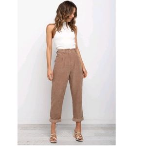 Petal and Pup Women's Talaren Pants  Straight Regular Fit- Corduroy Style Fabric